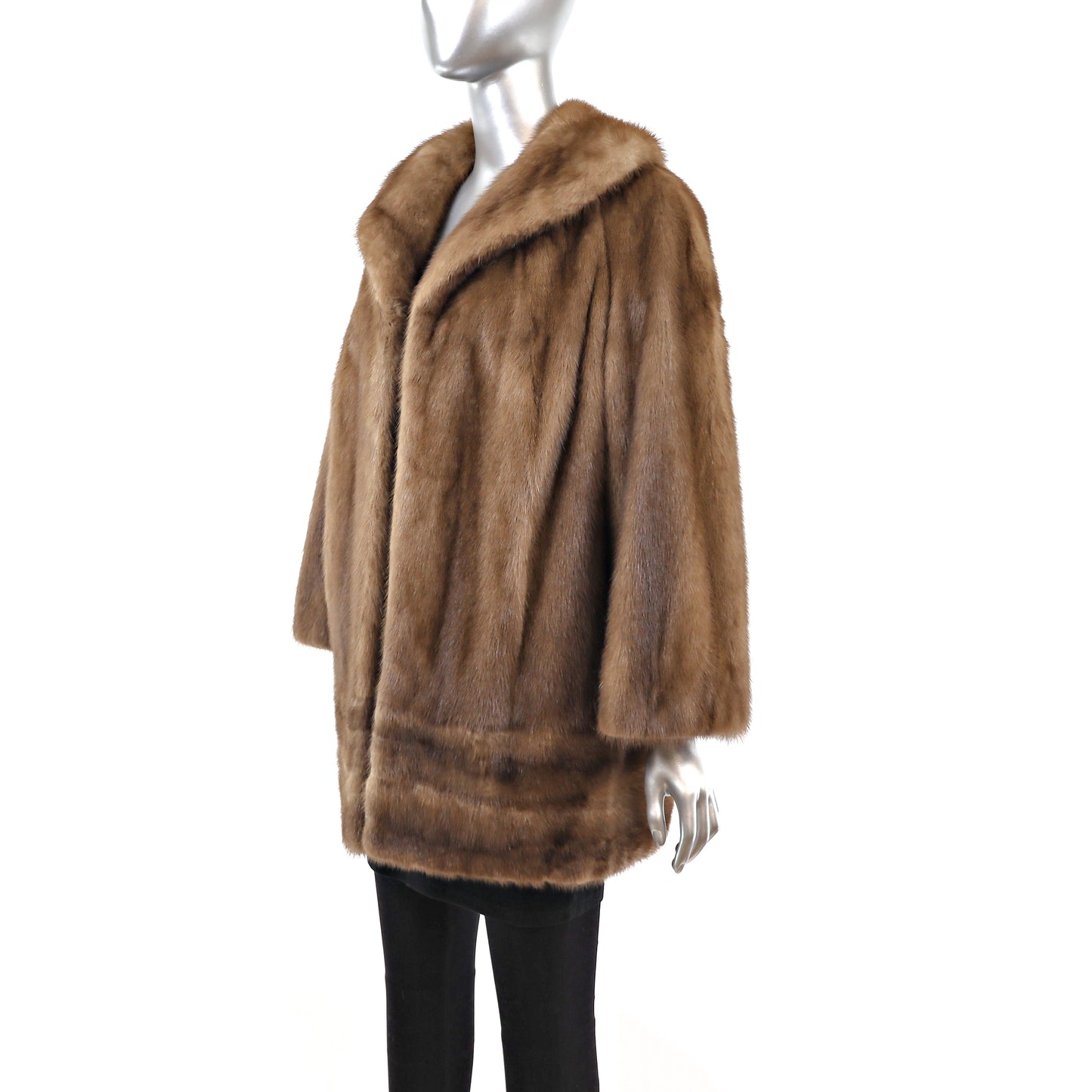 Lunaraine Mink 3/4 Coat- Size L