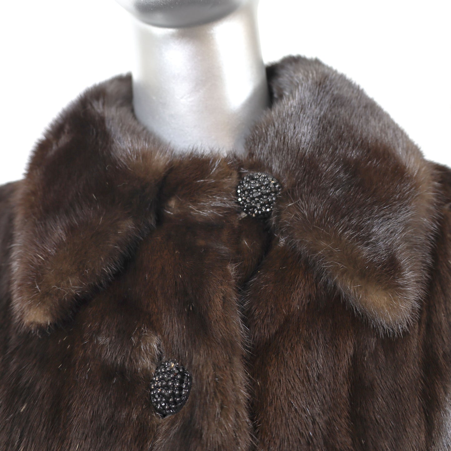 Mahogany Mink Coat- Size S