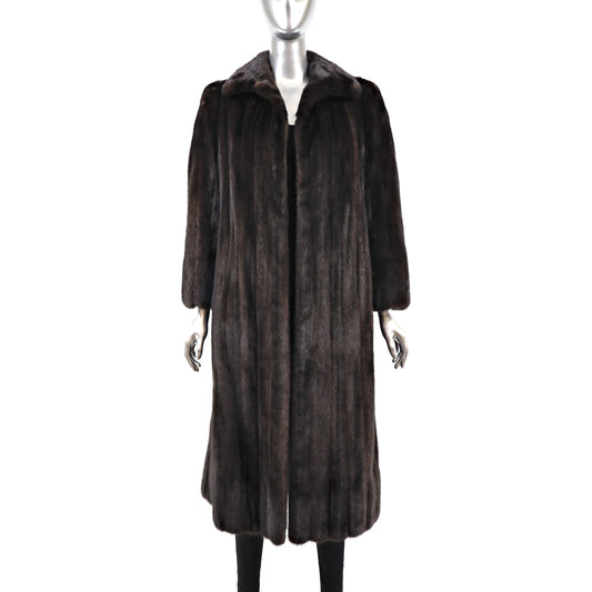 Mahogany Mink Coat- Size S