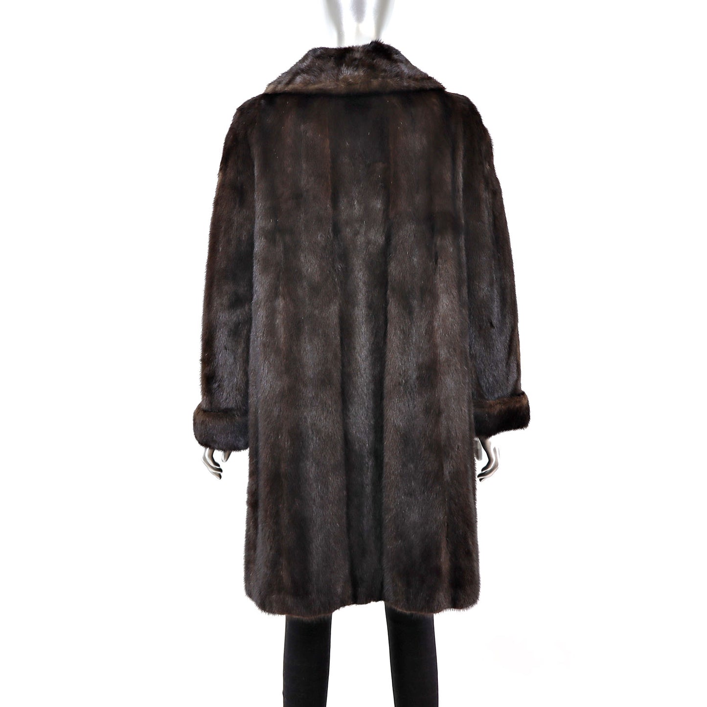 Mahogany Mink Coat- Size M