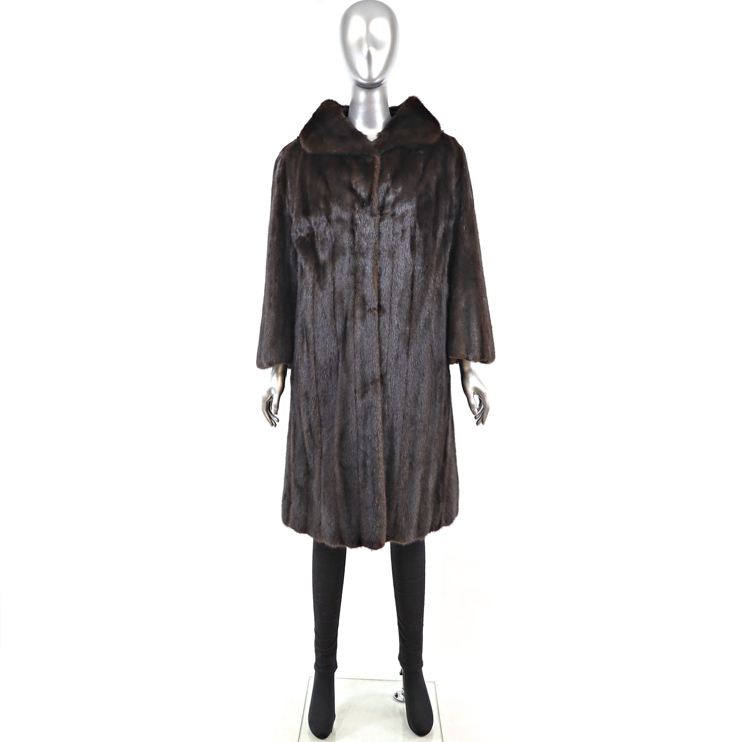 Mahogany Mink Coat- Size M