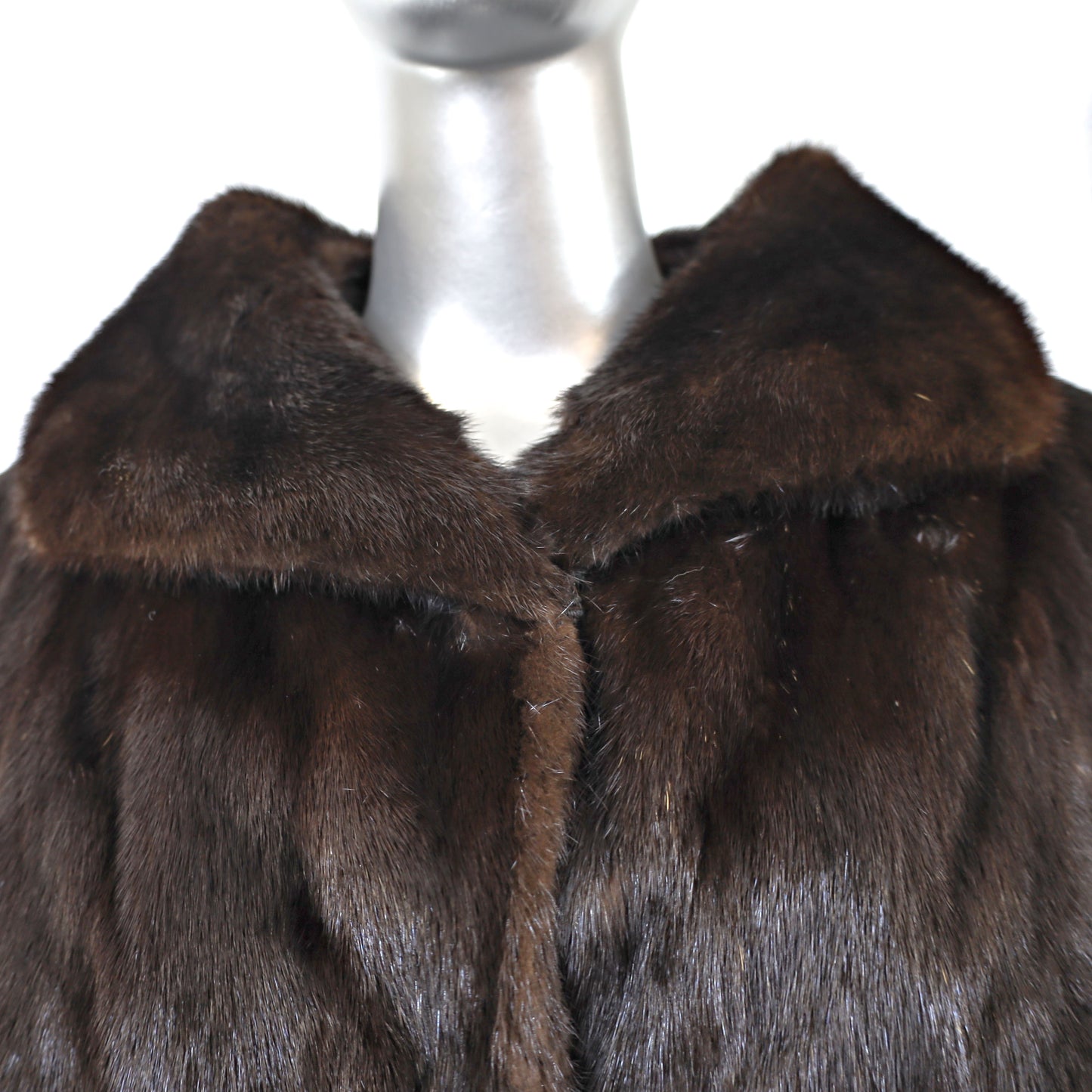 Mahogany Mink Coat- Size M