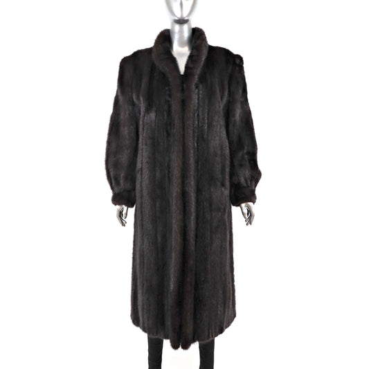 Mahogany Mink Coat- Size L