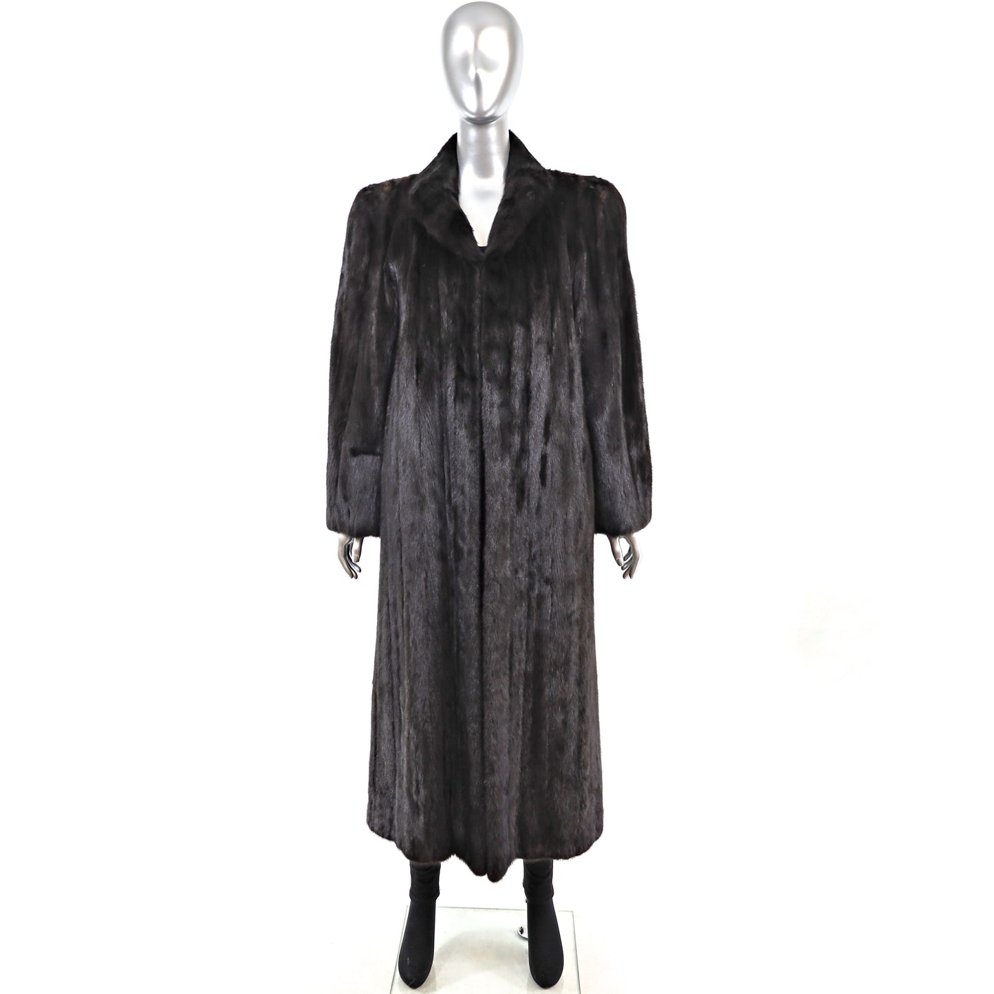 Revillon Black Mink Coat- Size M