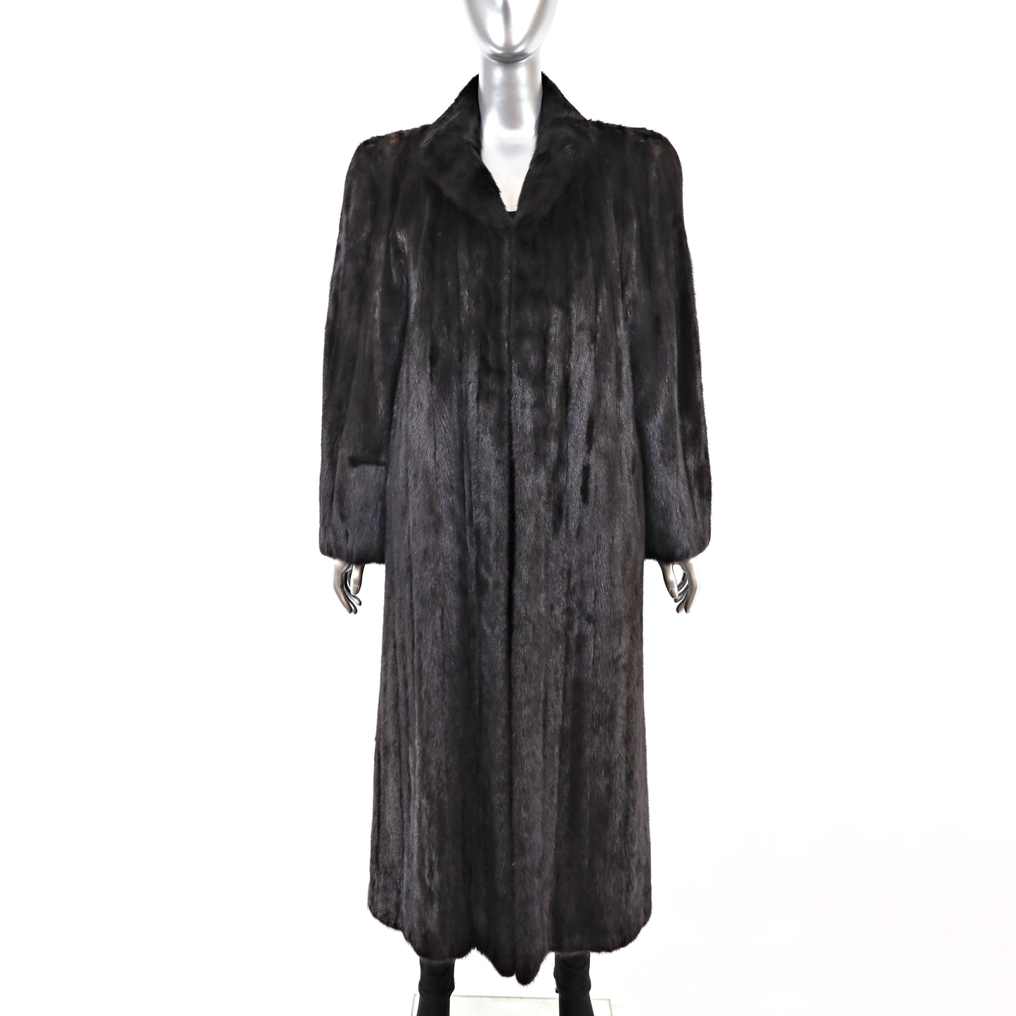 Revillon Black Mink Coat- Size M