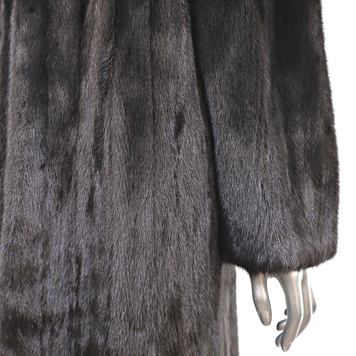 Revillon Black Mink Coat- Size M