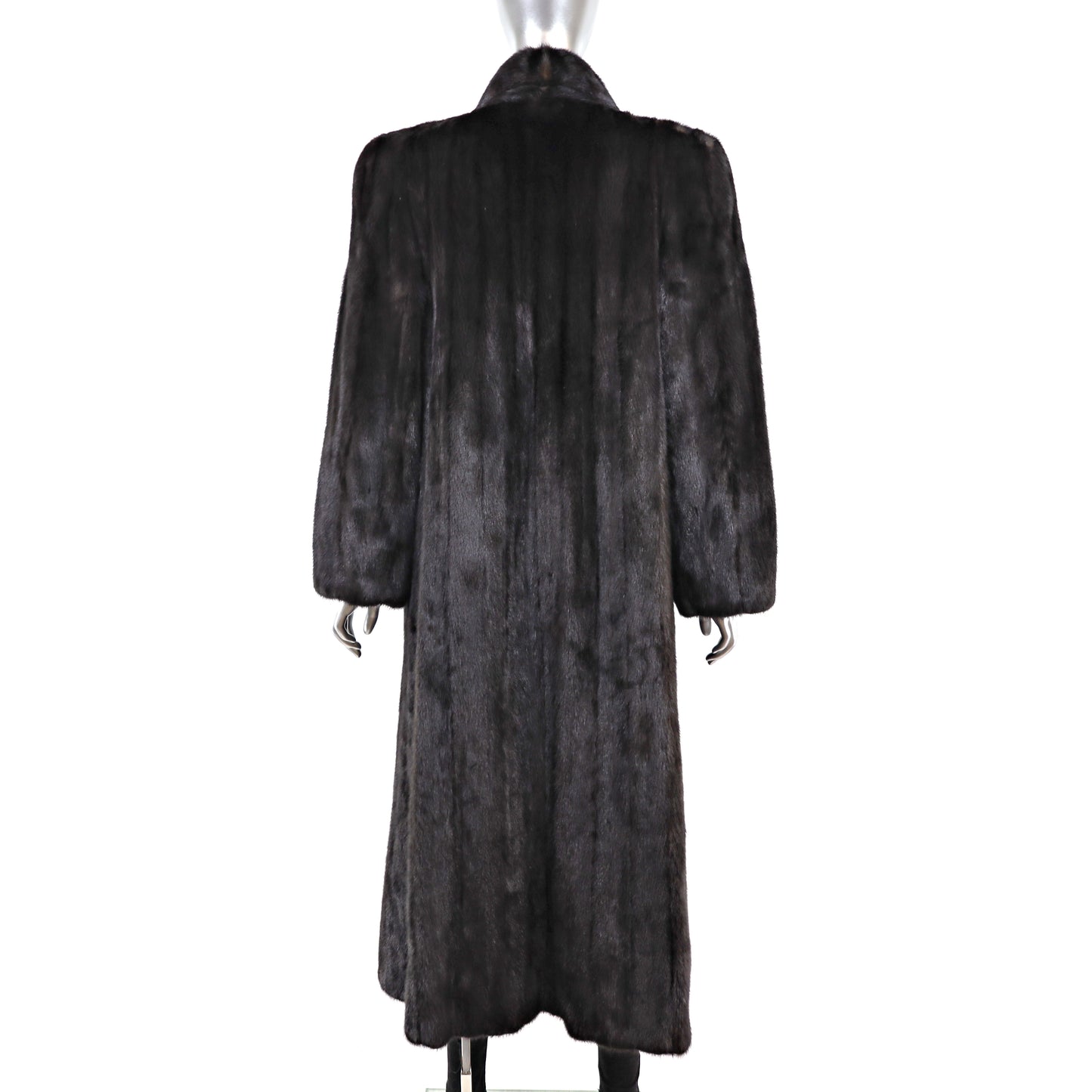 Revillon Black Mink Coat- Size M