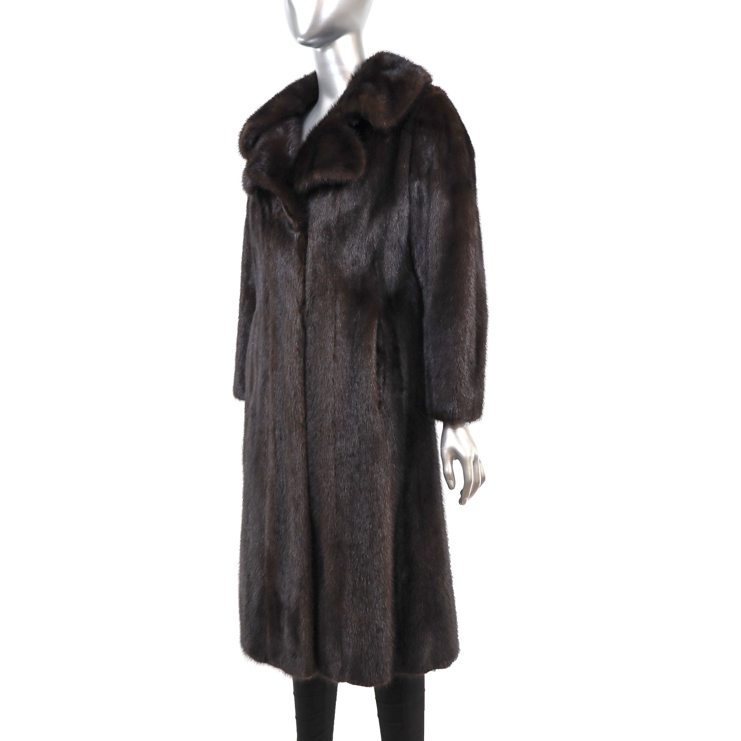 Mahogany Mink Coat- Size S