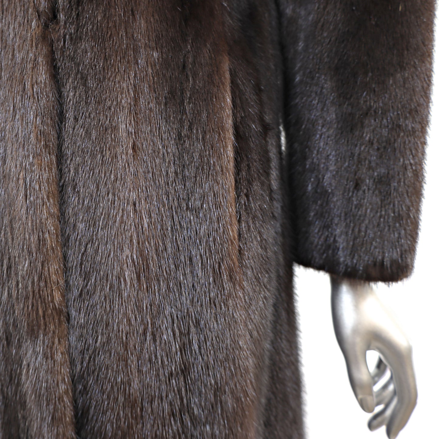 Mahogany Mink Coat- Size S