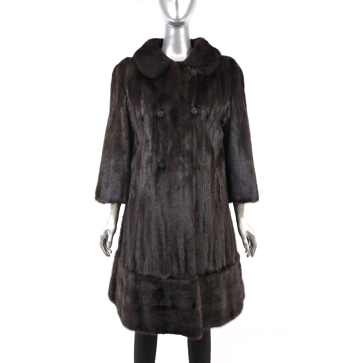 Mahogany Mink Coat- Size S-M