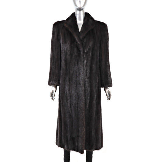 Mahogany Mink Coat- Size L