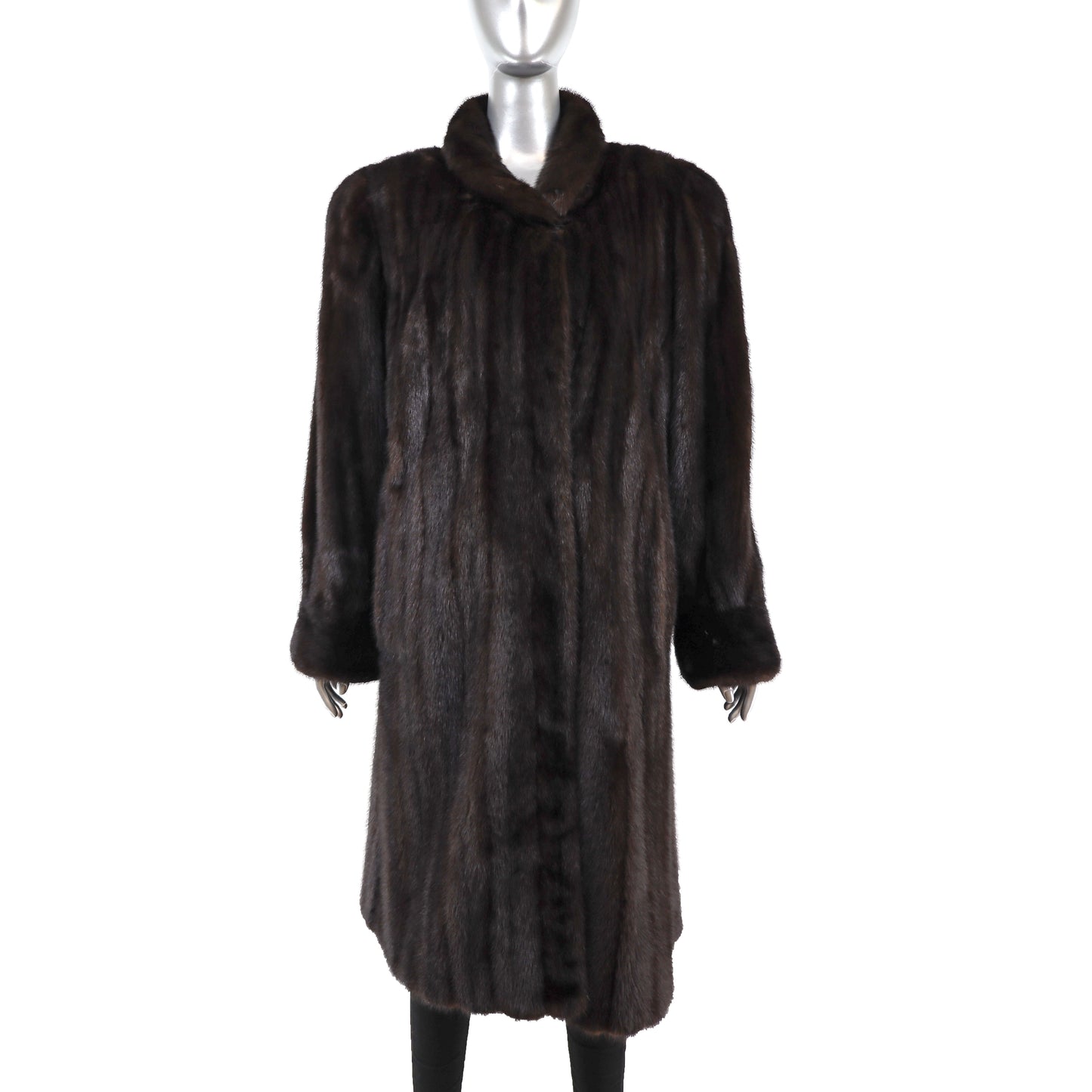 Mahogany Mink Coat- Size M