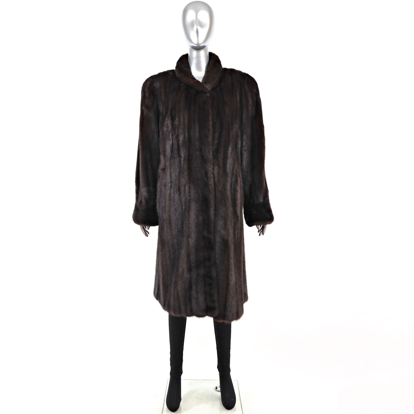 Mahogany Mink Coat- Size M