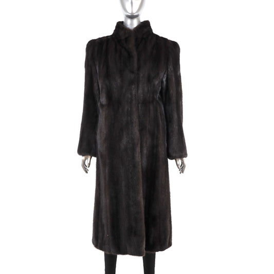 Mahogany Mink Coat- Size S