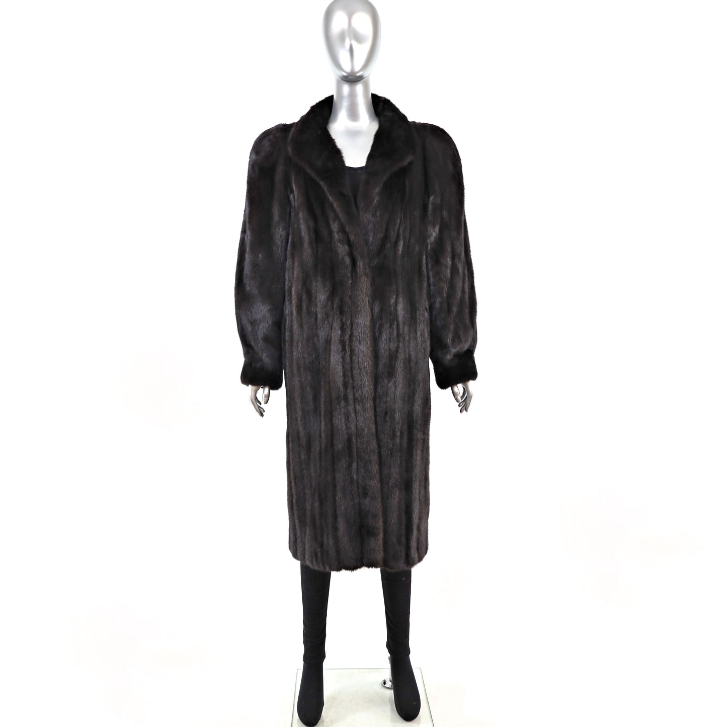 Mahogany Mink Coat- Size L