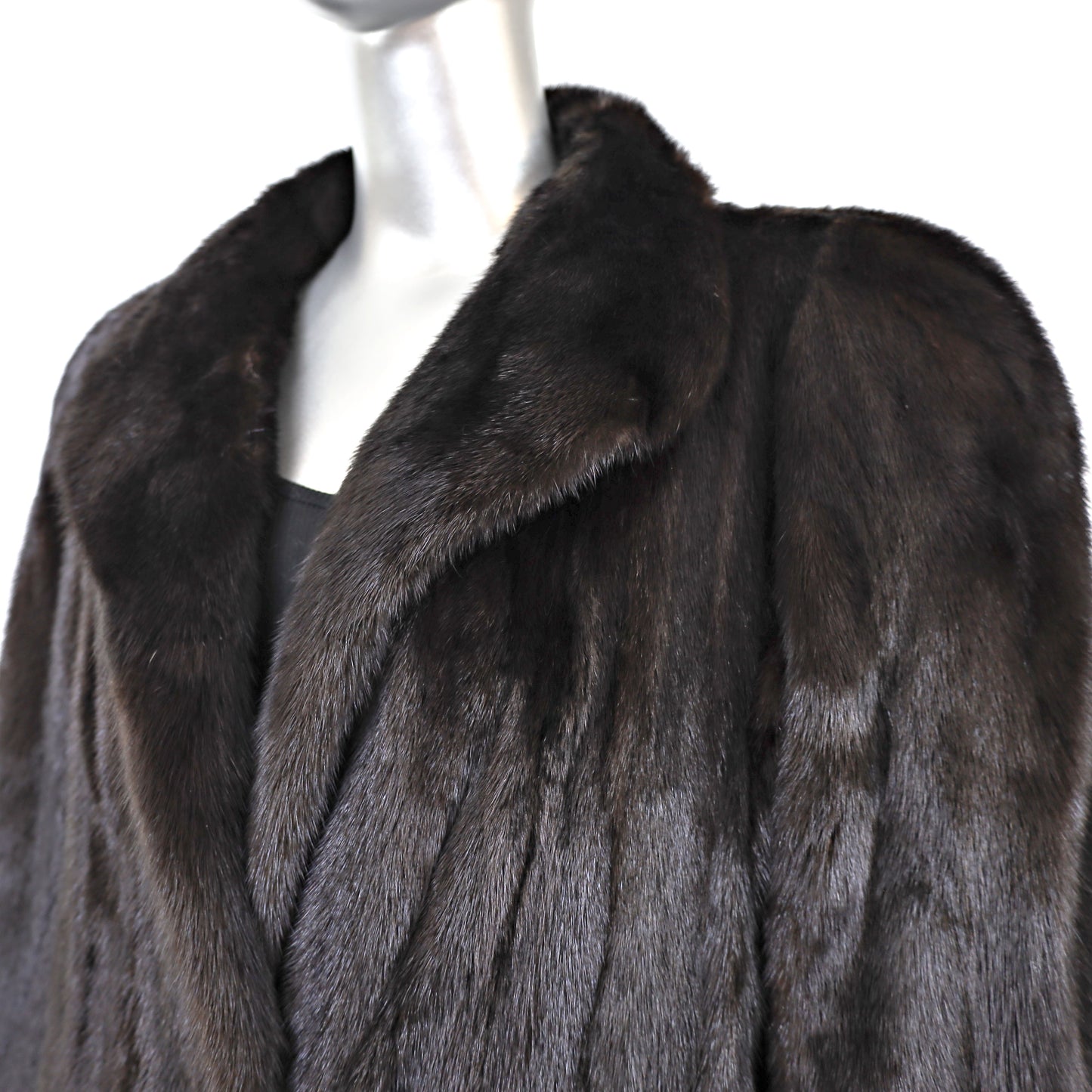 Mahogany Mink Coat- Size L