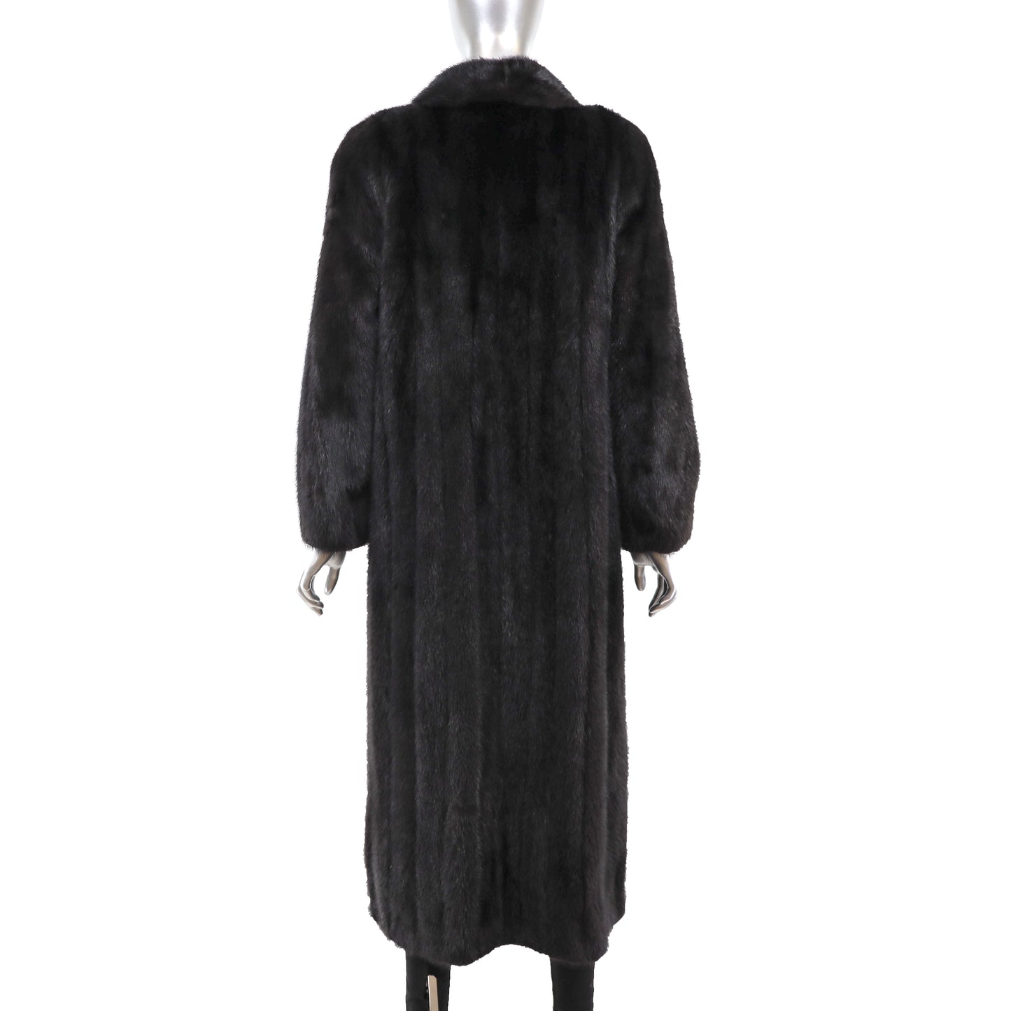 Black Mink Coat- Size M