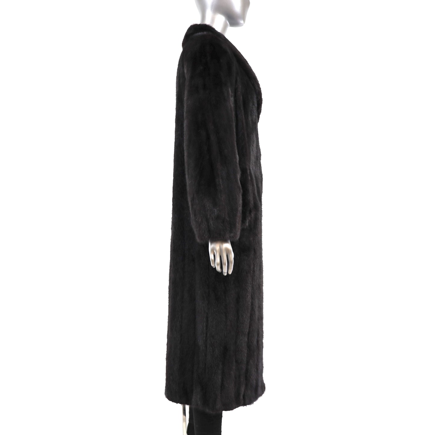 Black Mink Coat- Size M