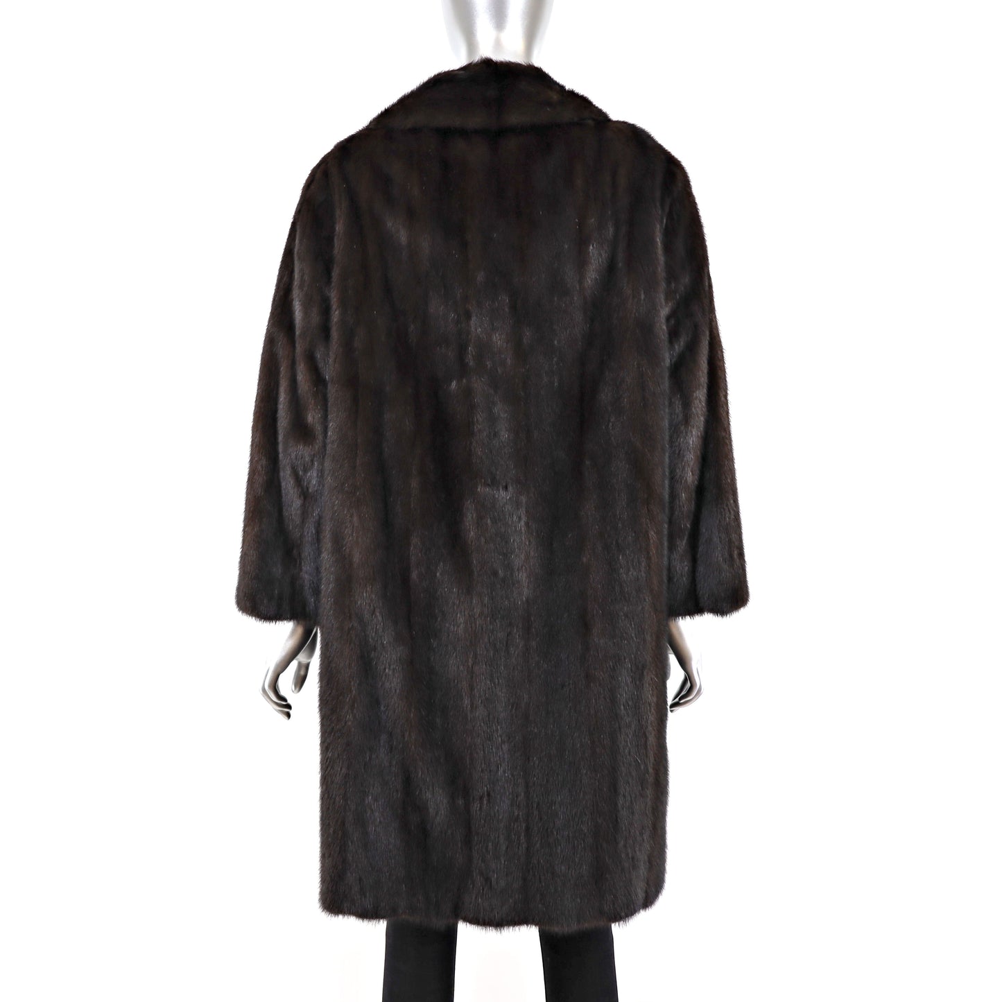 Mahogany Mink Coat- Size L