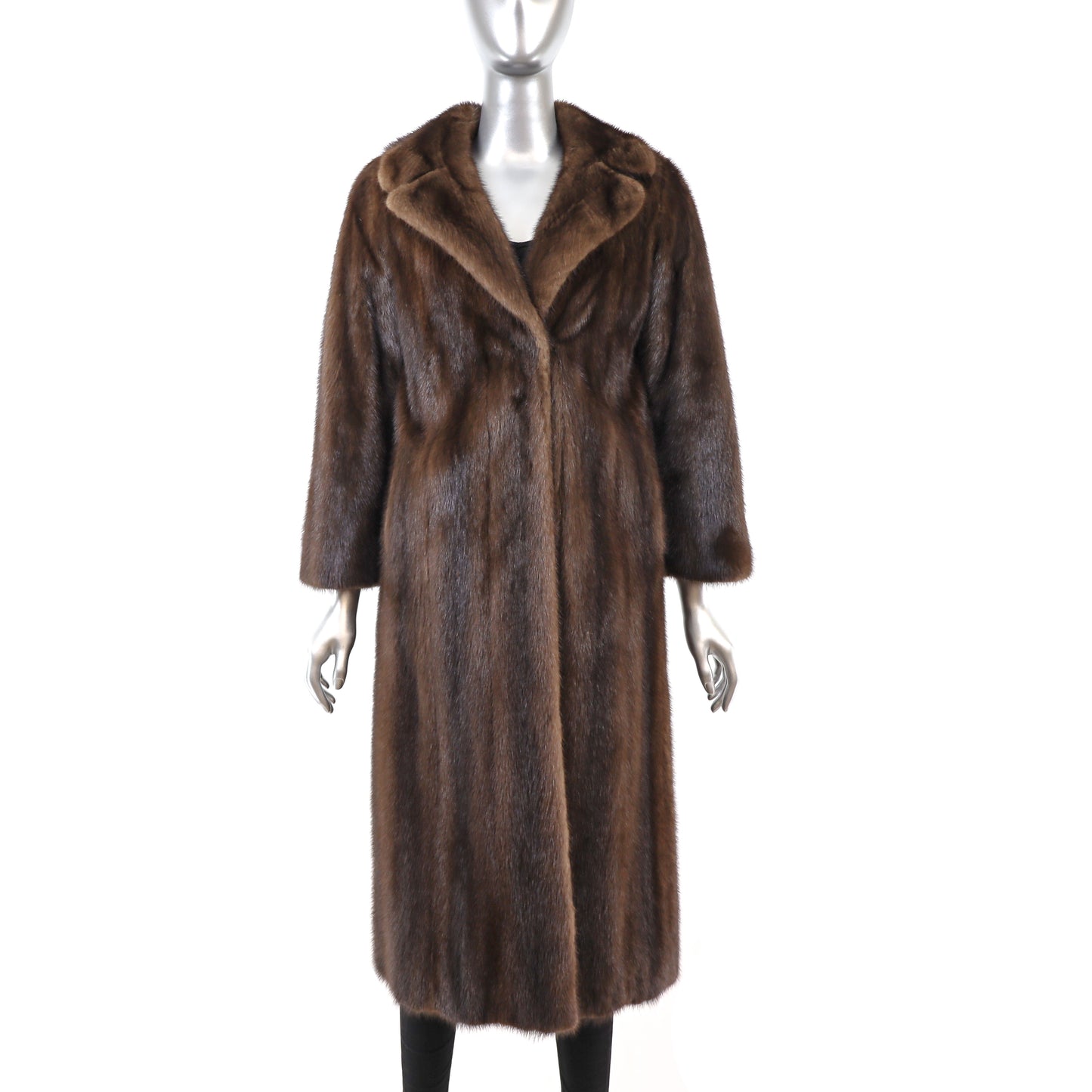 Mahogany Mink Coat- Size S