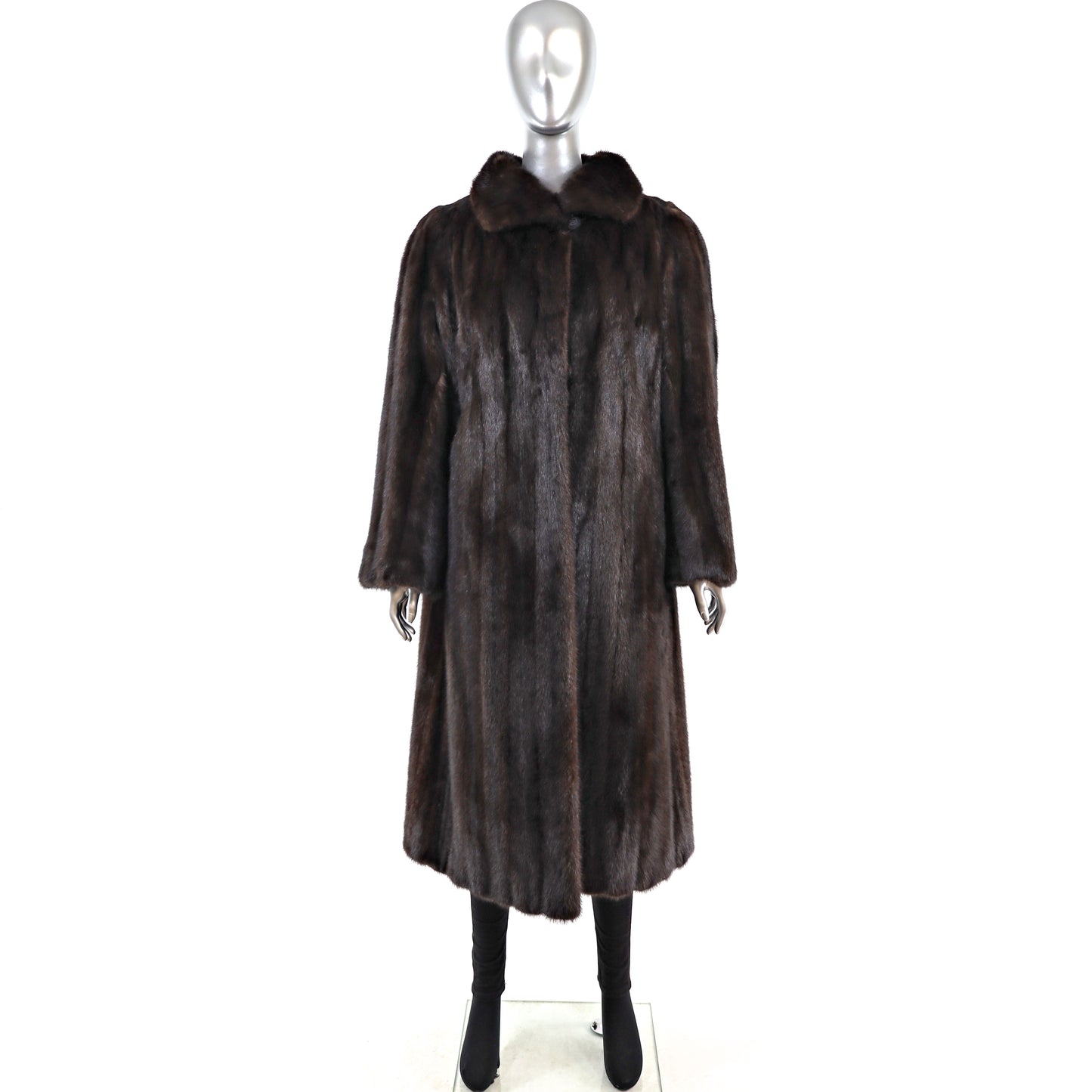 Mahogany Mink Coat- Size M