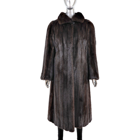 Mahogany Mink Coat- Size M