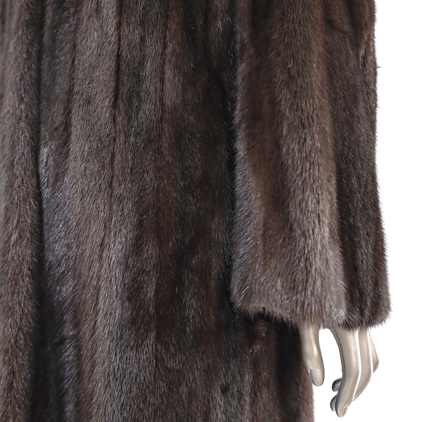 Mahogany Mink Coat- Size M