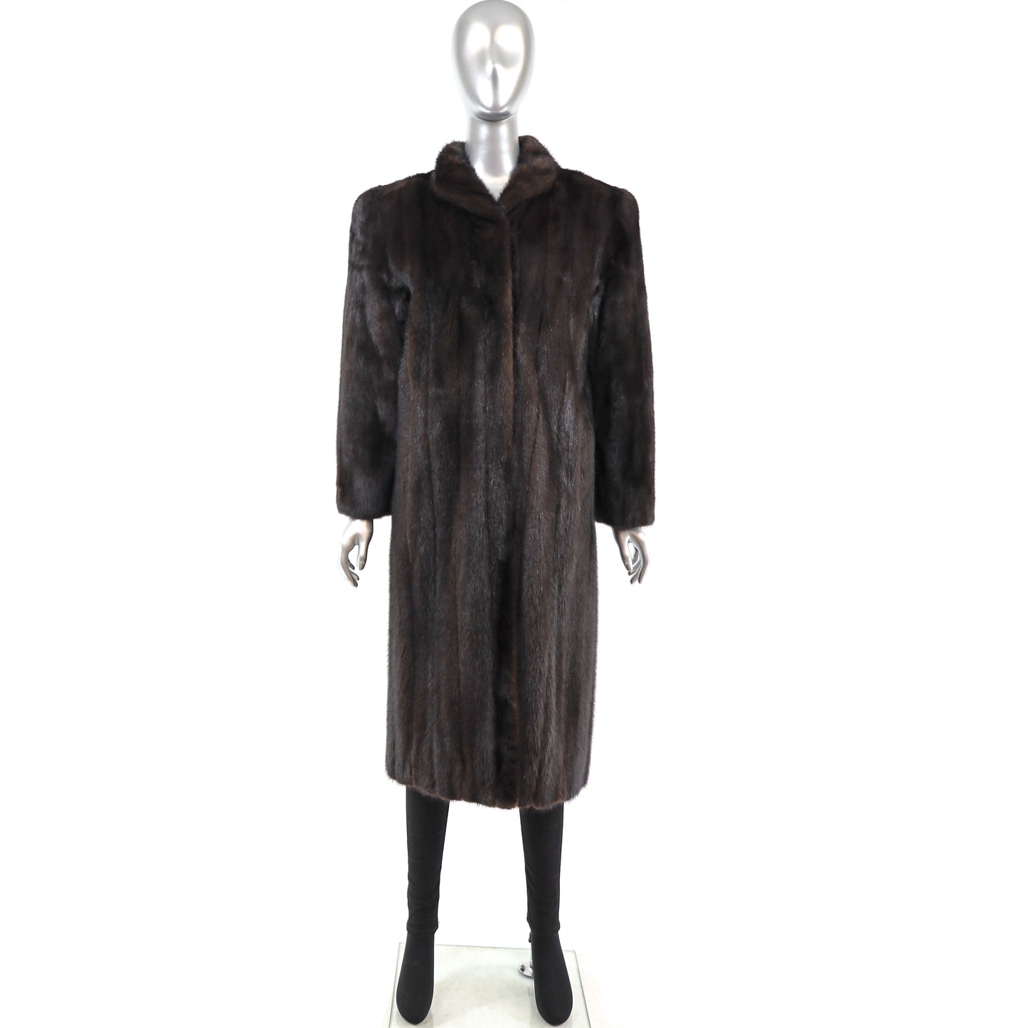 Mahogany Mink Coat- Size M