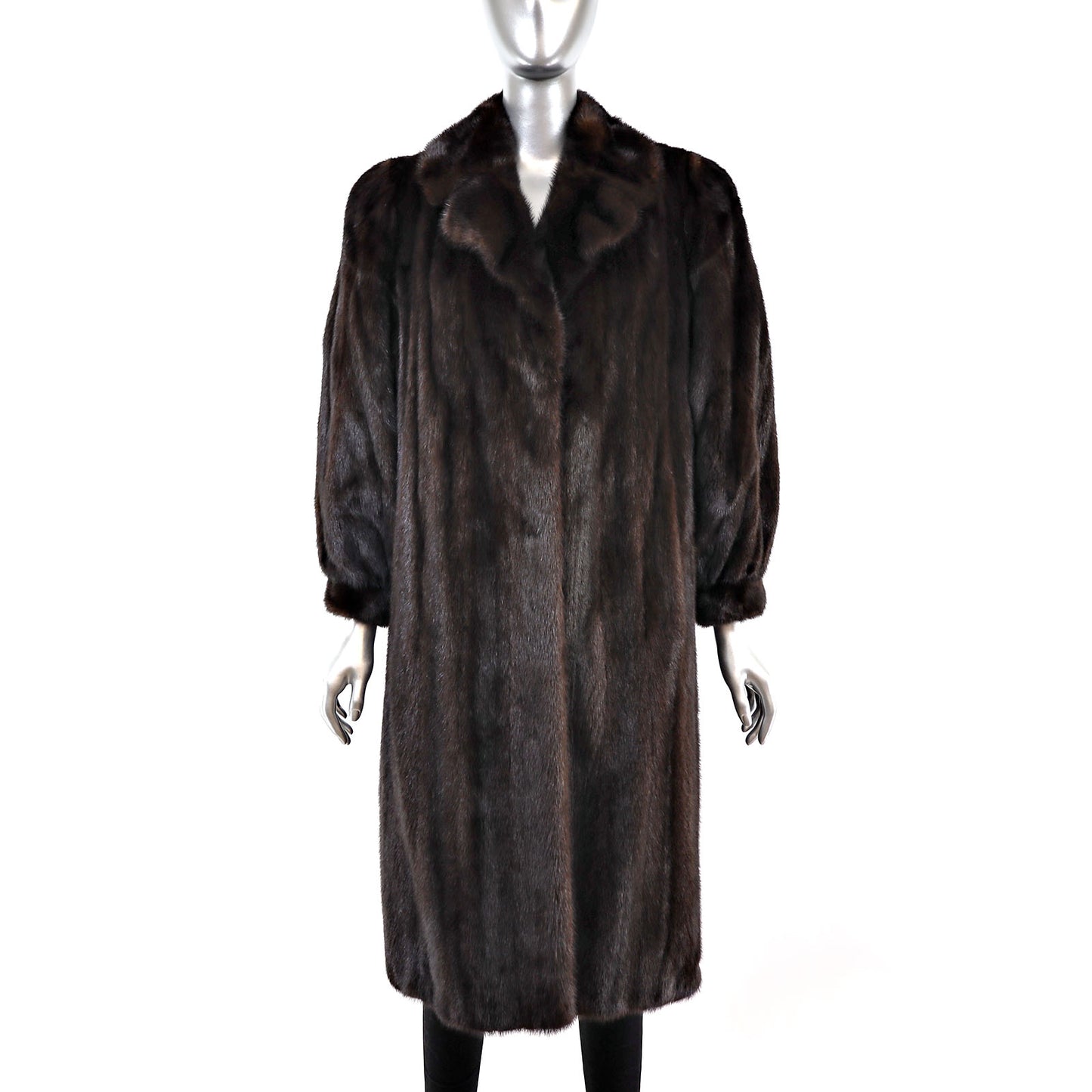 Mahogany Mink Coat- Size M