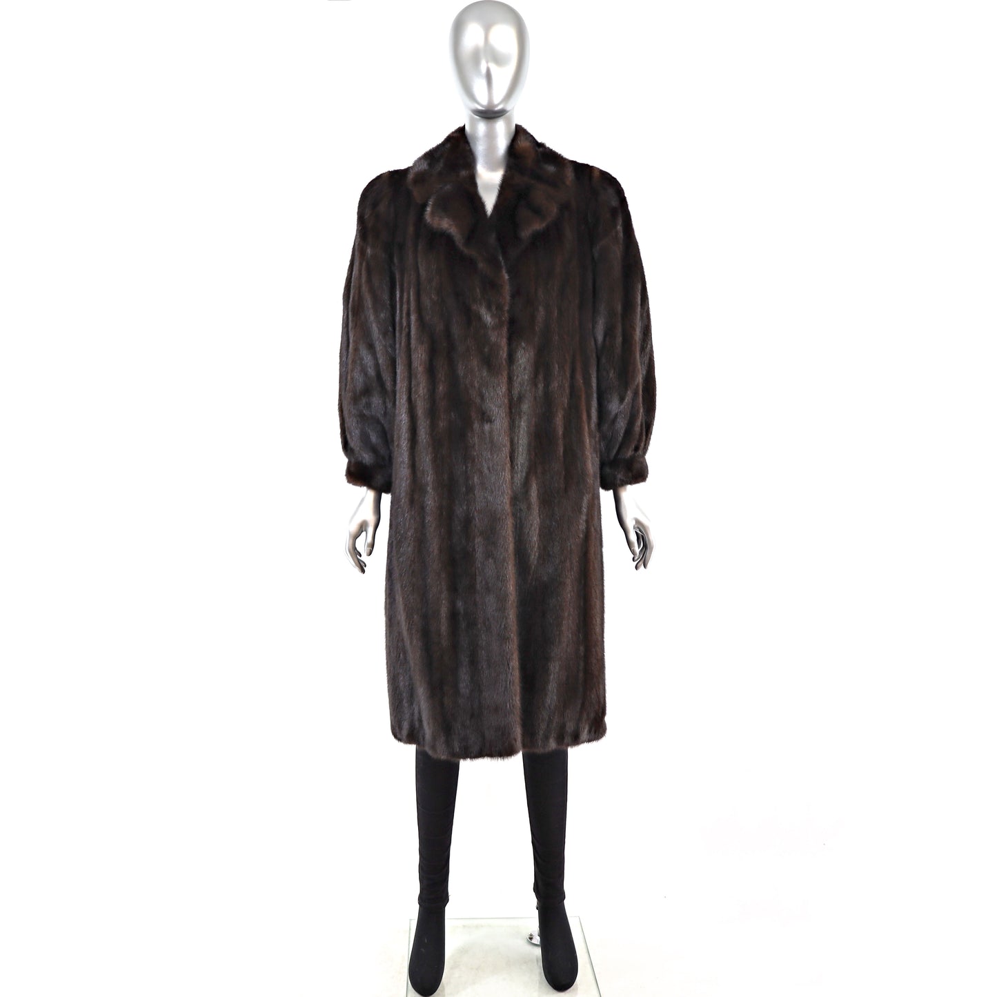 Mahogany Mink Coat- Size M