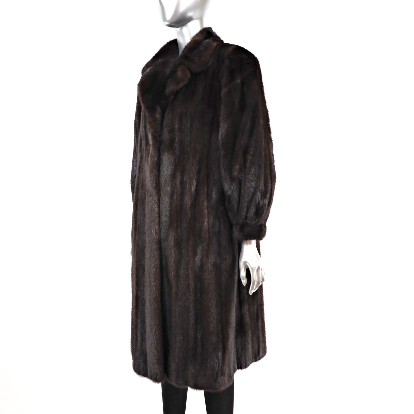 Mahogany Mink Coat- Size M