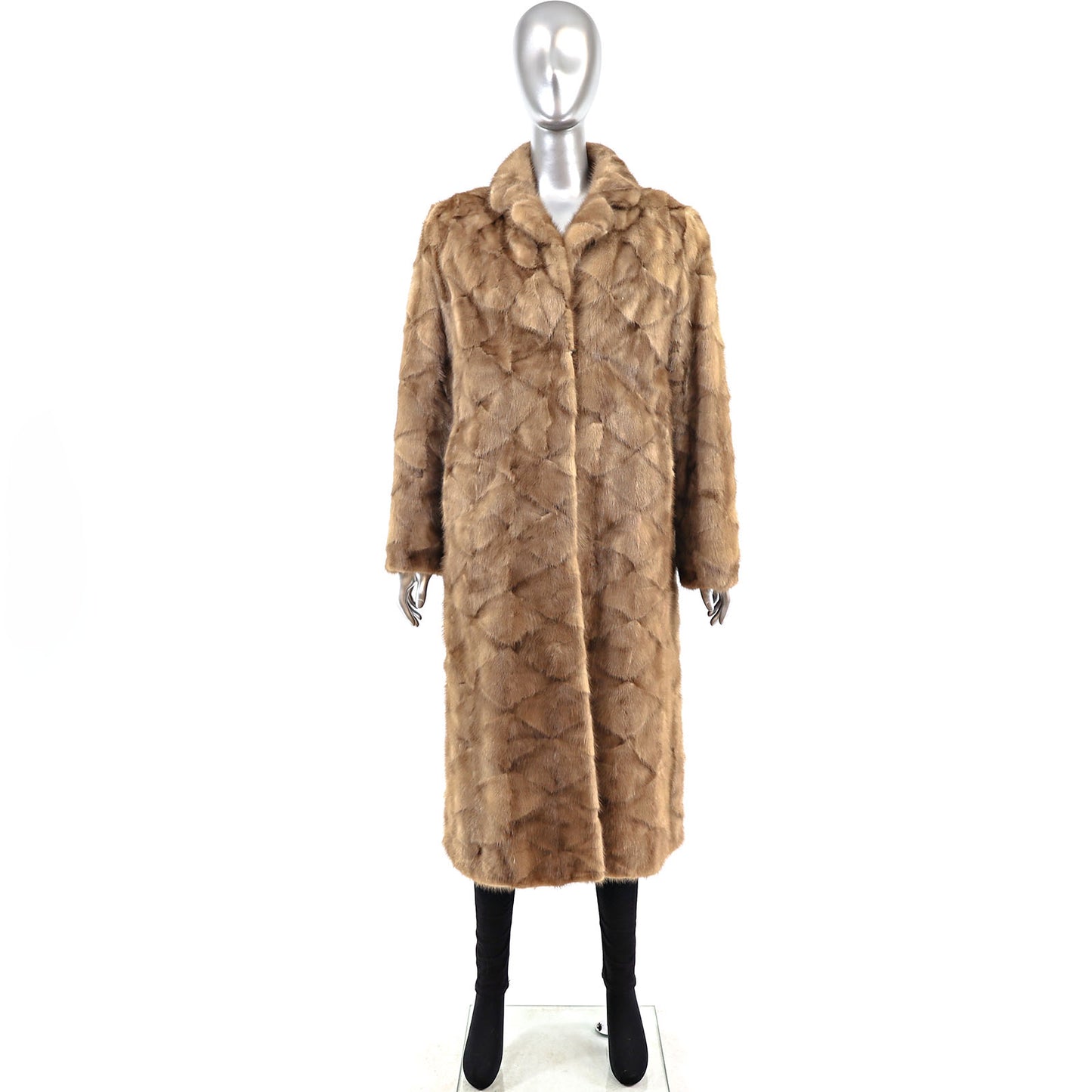 Autumn Haze Section Mink Coat- Size M