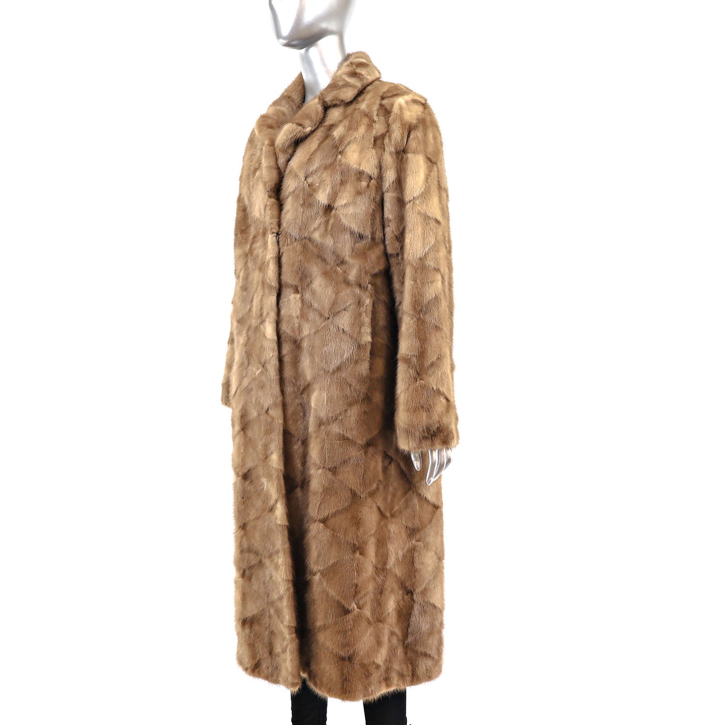 Autumn Haze Section Mink Coat- Size M