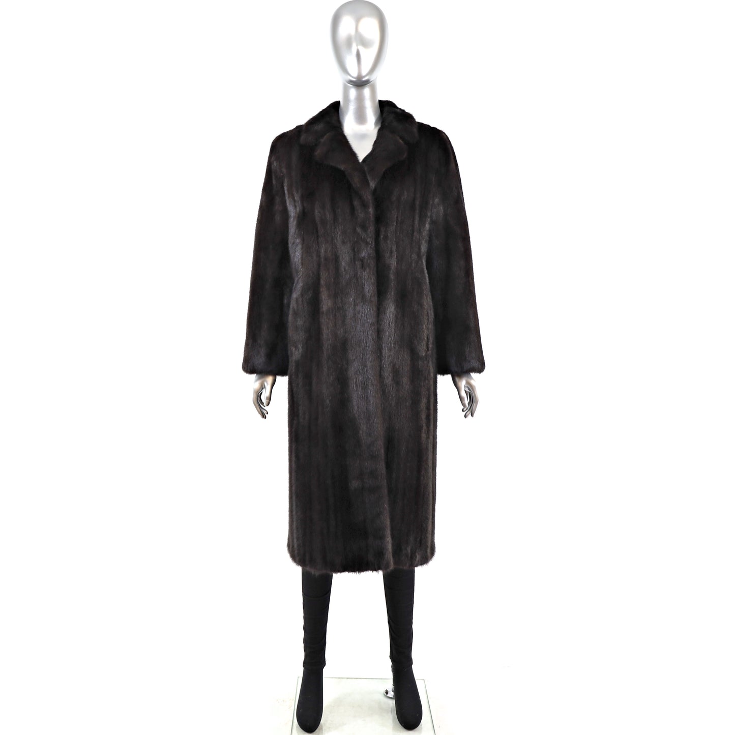 Mahogany Mink Coat- Size S