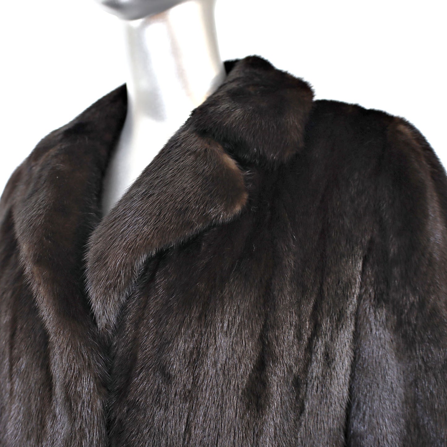 Mahogany Mink Coat- Size S