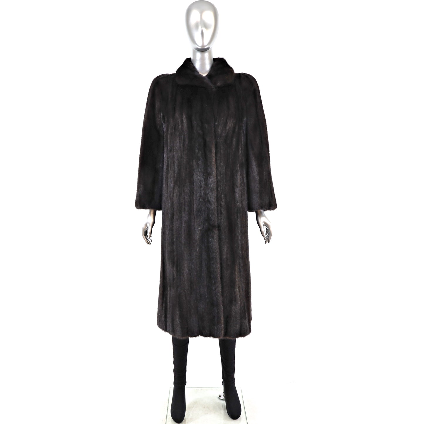 Dark Brown Mink Coat- Size M