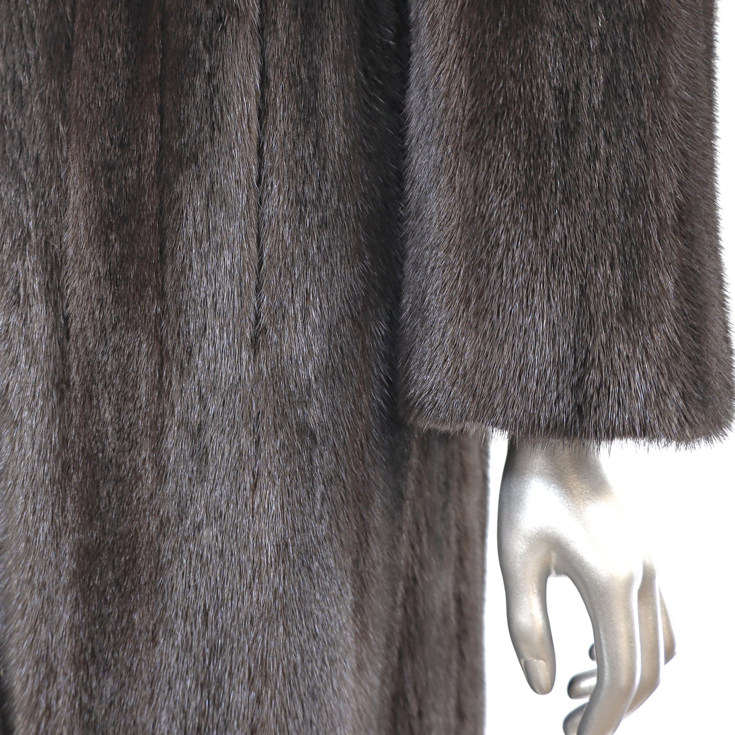 Dark Brown Mink Coat- Size M