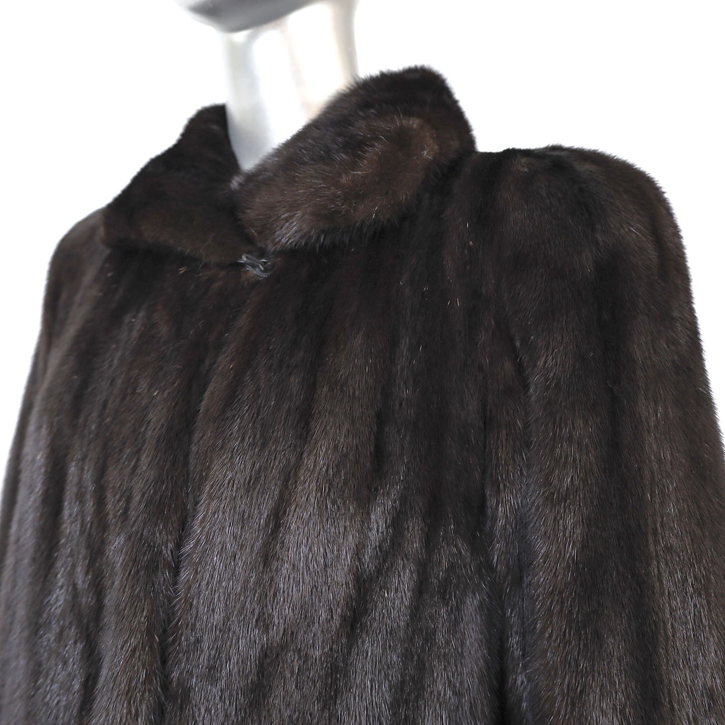 Dark Brown Mink Coat- Size M