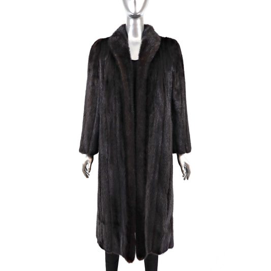 Mahogany Mink Coat- Size M