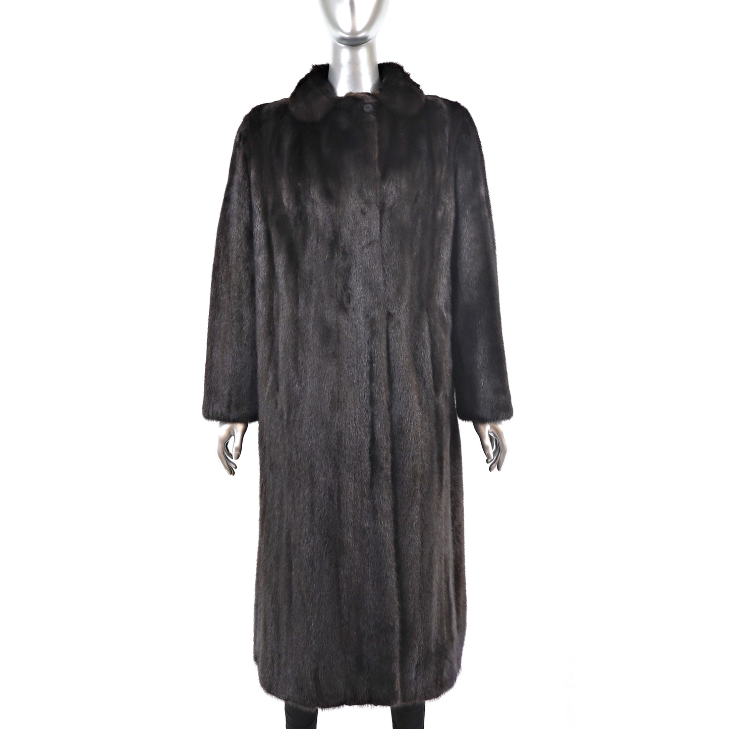 Mahogany Mink Coat- Size L