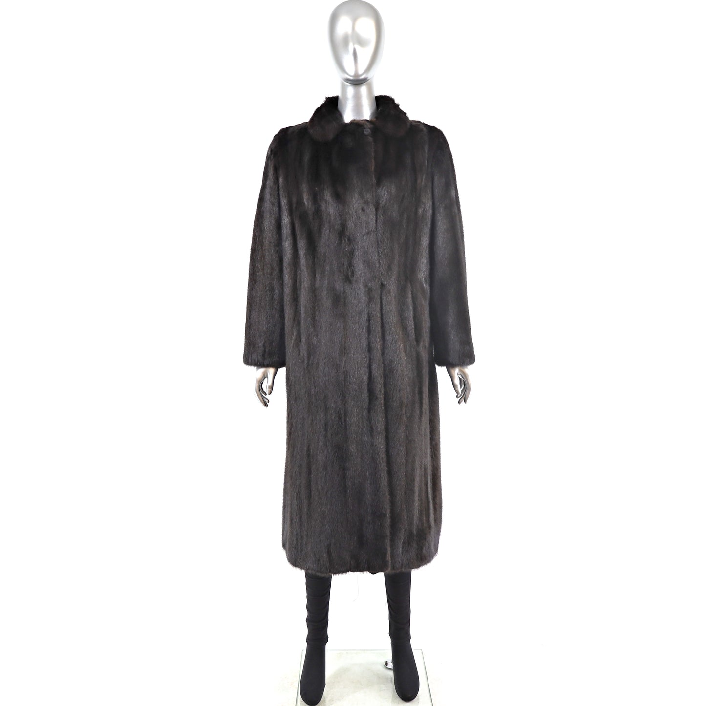 Mahogany Mink Coat- Size L