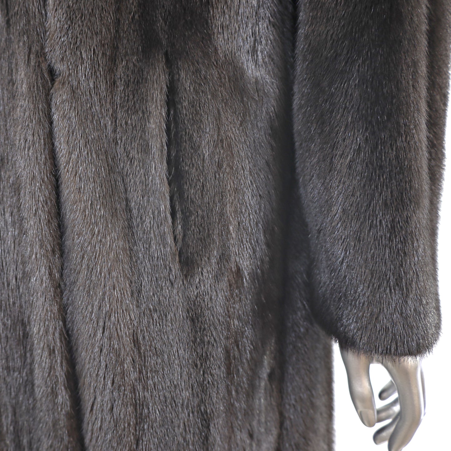 Mahogany Mink Coat- Size L