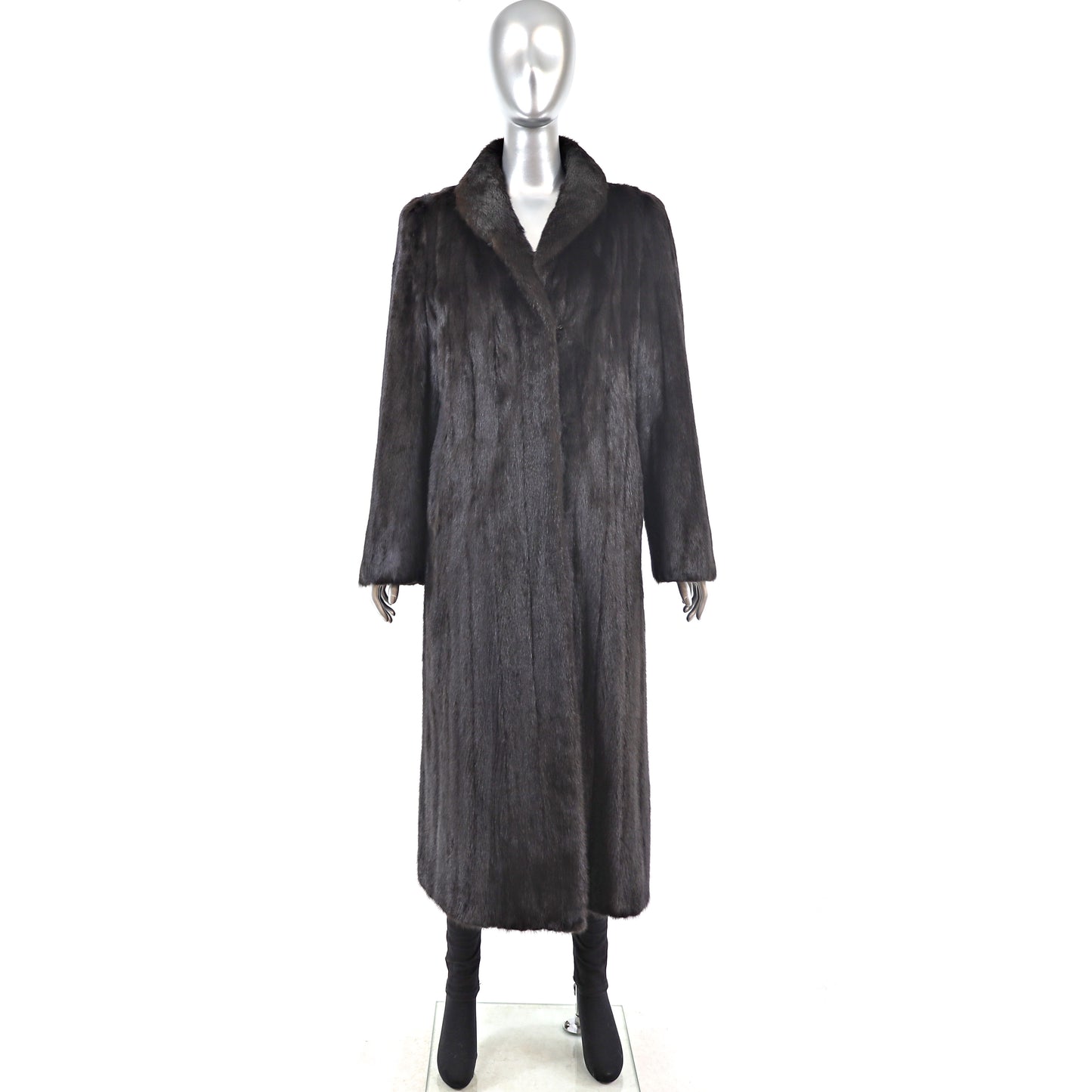 Mahogany Mink Coat- Size M