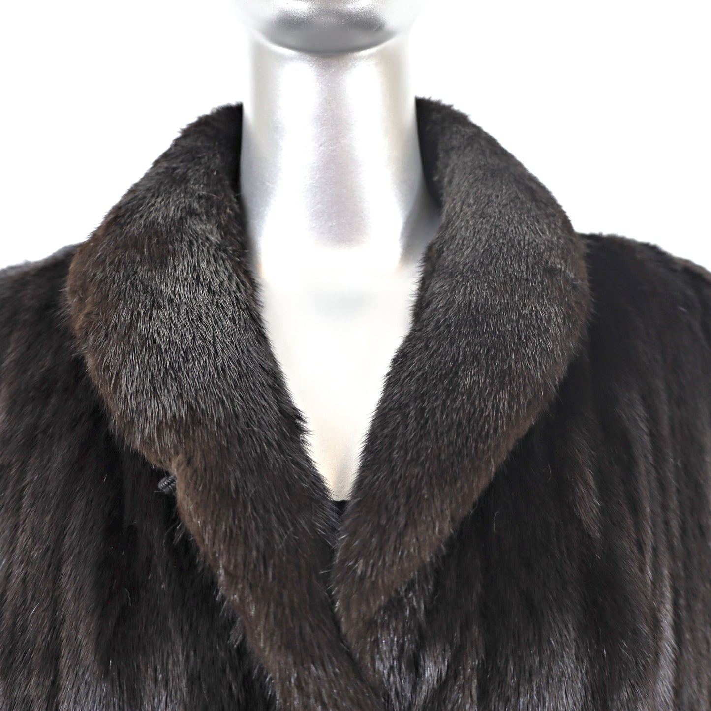 Mahogany Mink Coat- Size M