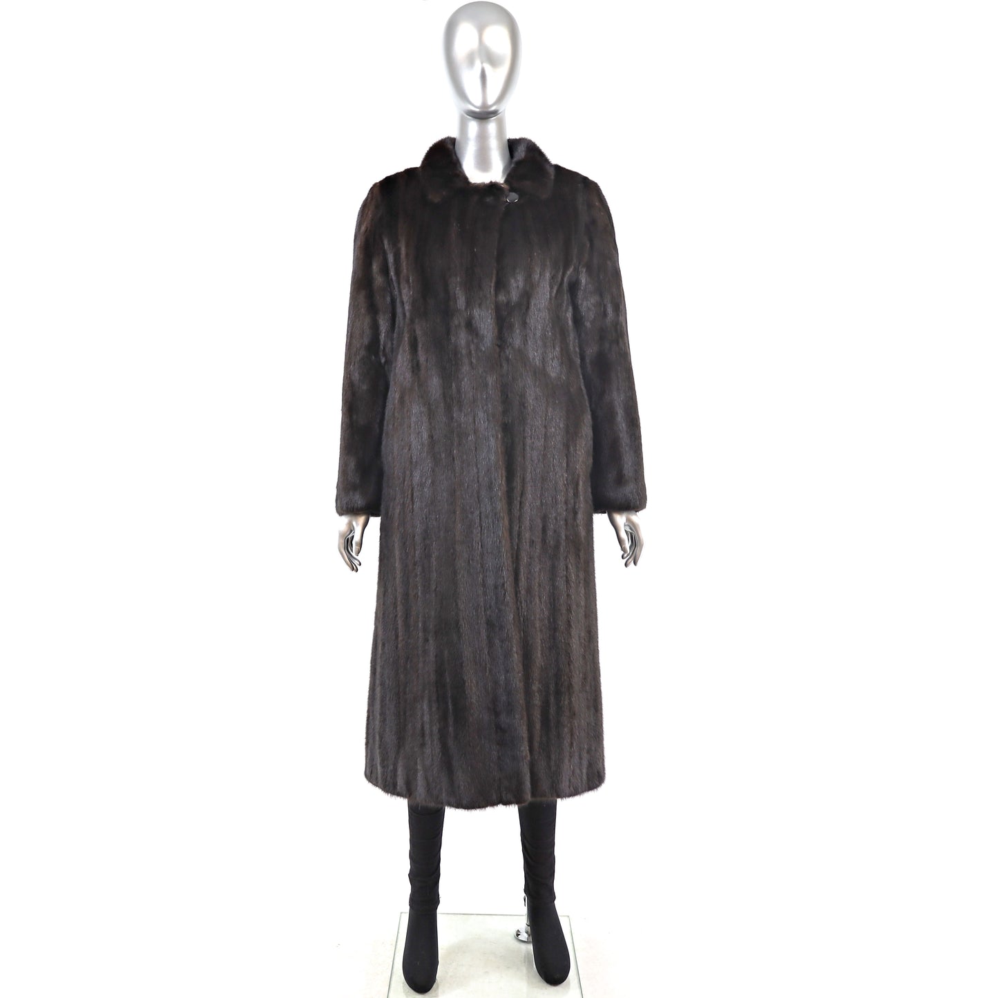 Mahogany Mink Coat- Size S