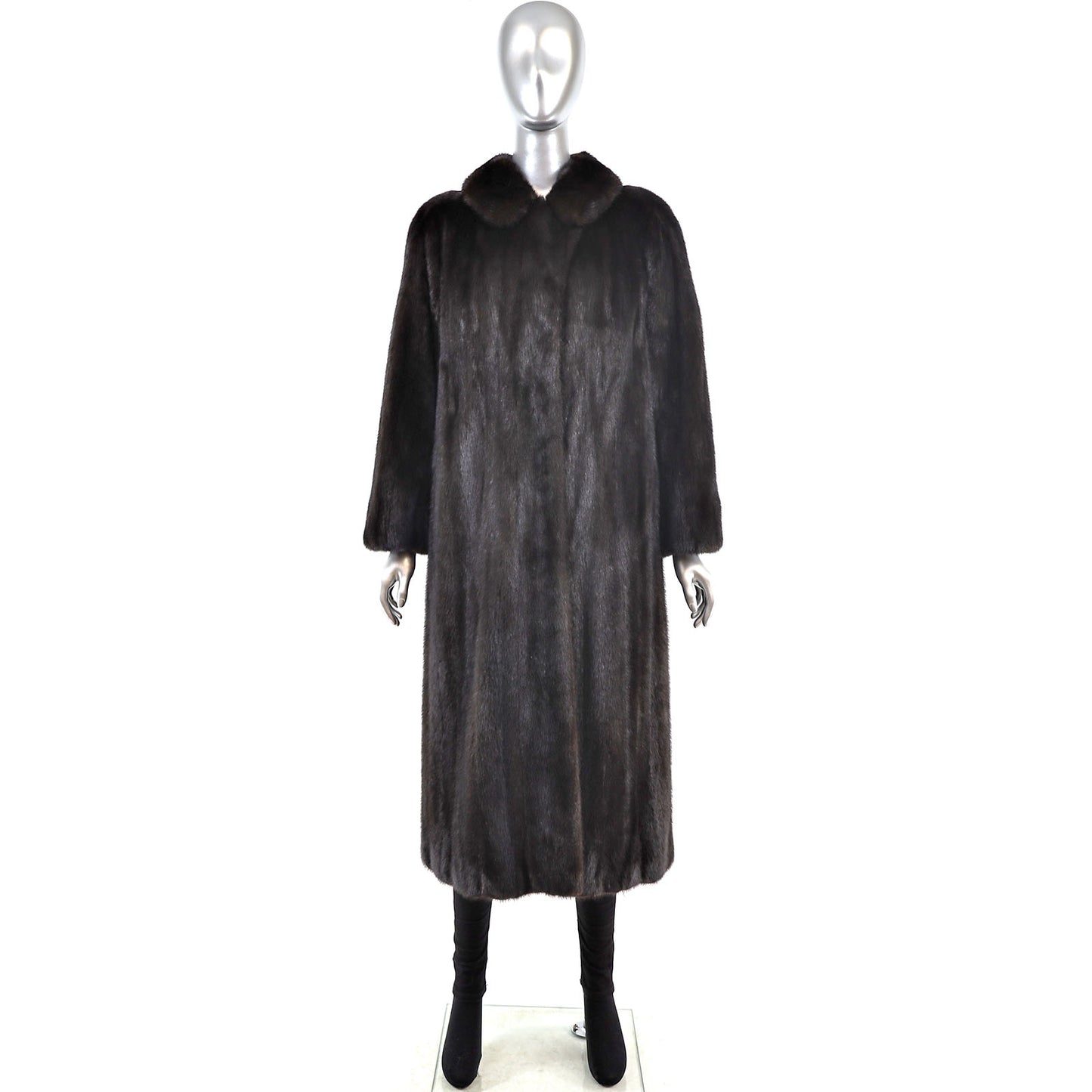 Mahogany Mink Coat- Size M