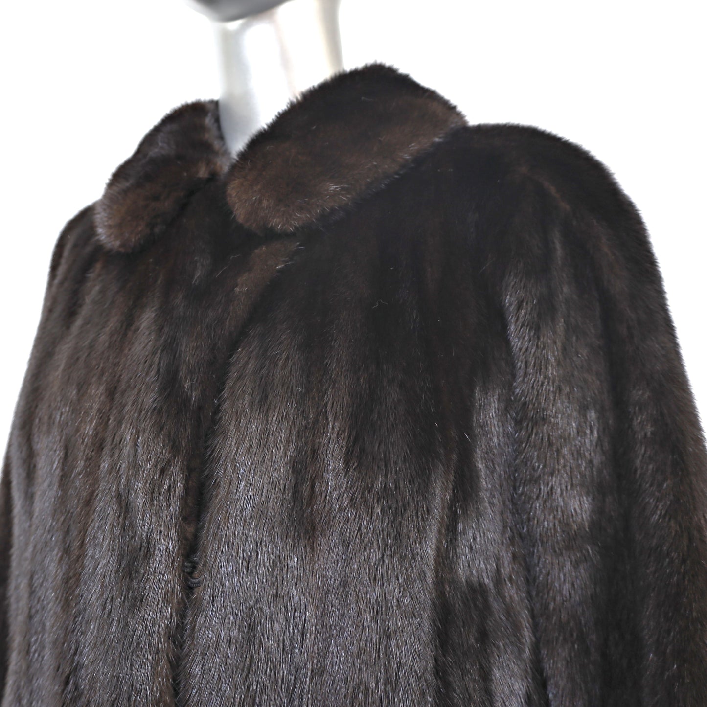 Mahogany Mink Coat- Size M