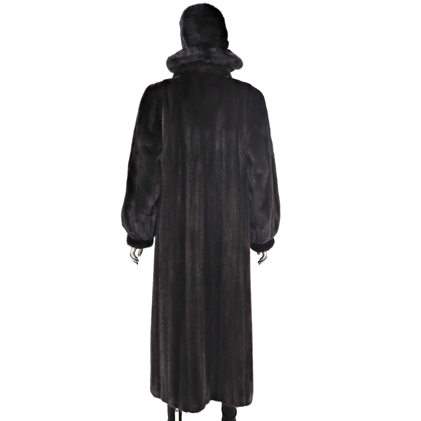 Ranch Mink Coat with Matching Hat- Size M