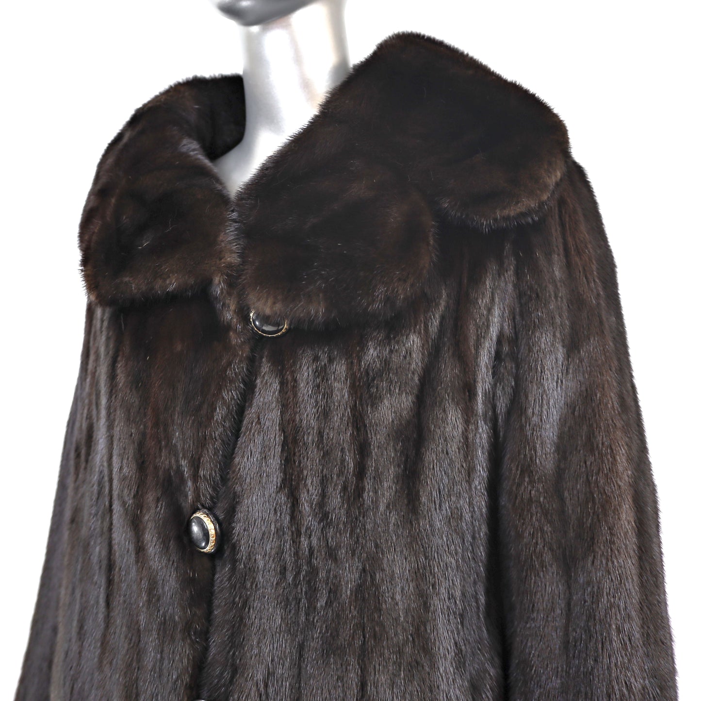 Mahogany Mink Coat- Size M