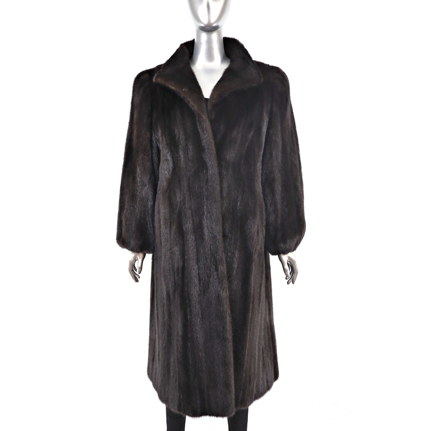 Mahogany Mink Coat- Size XL